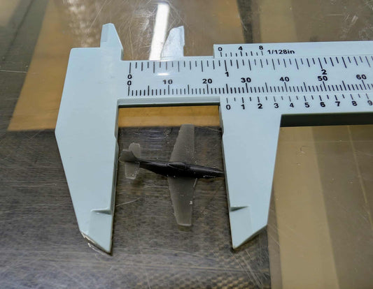 P51 Mustang skalmodel 1:400, 1:200