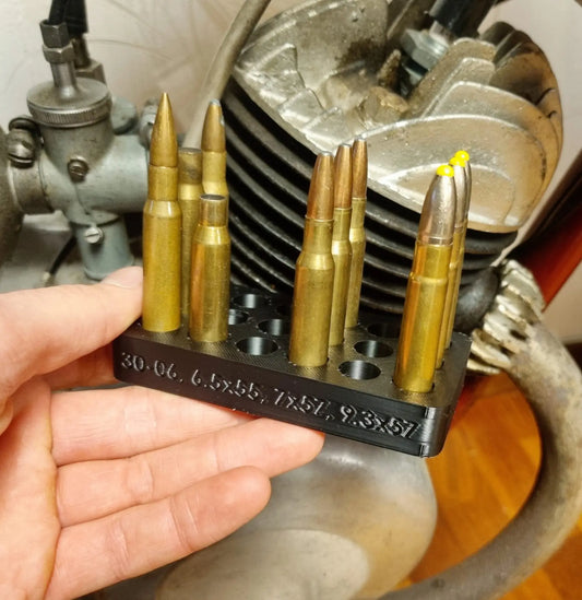 Ammuitionsställ 30.06, 6.5x55, 7x57, 9.3x57