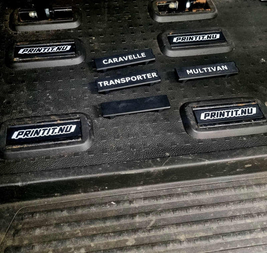 4 st VW T5, T5.1 och T6 täcklock golv