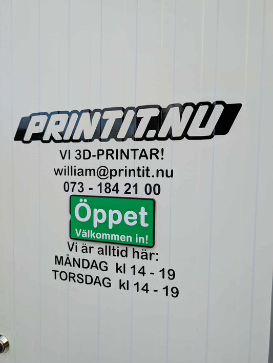Öppet / Stängt magnetskylt