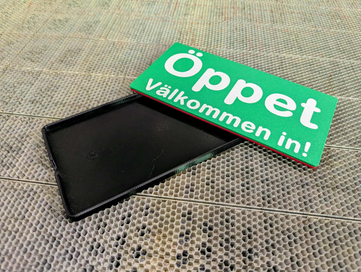 Öppet / Stängt magnetskylt