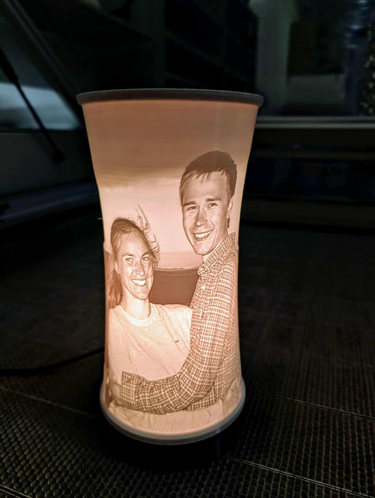 Lampa lithophane enligt egen bild