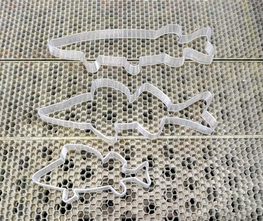 Kakformar med fiskmotiv