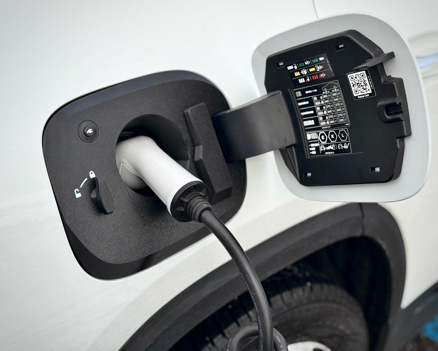 Charge cover for Mercedes Benz EQA