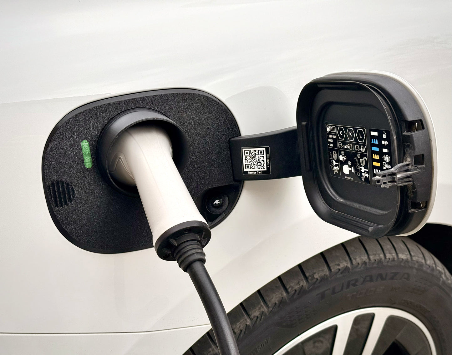 Charging cover for Mercedes Benz EQE