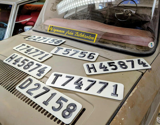 Veteran Vehicle License Plate Letters & Numbers