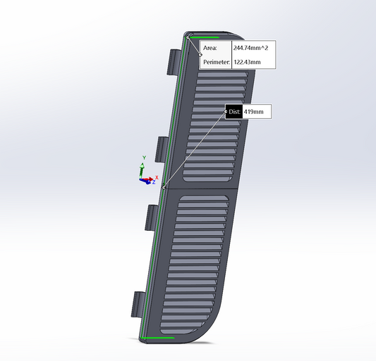 3D PRINT FIL för ventilationsfönster till VW T6.1
