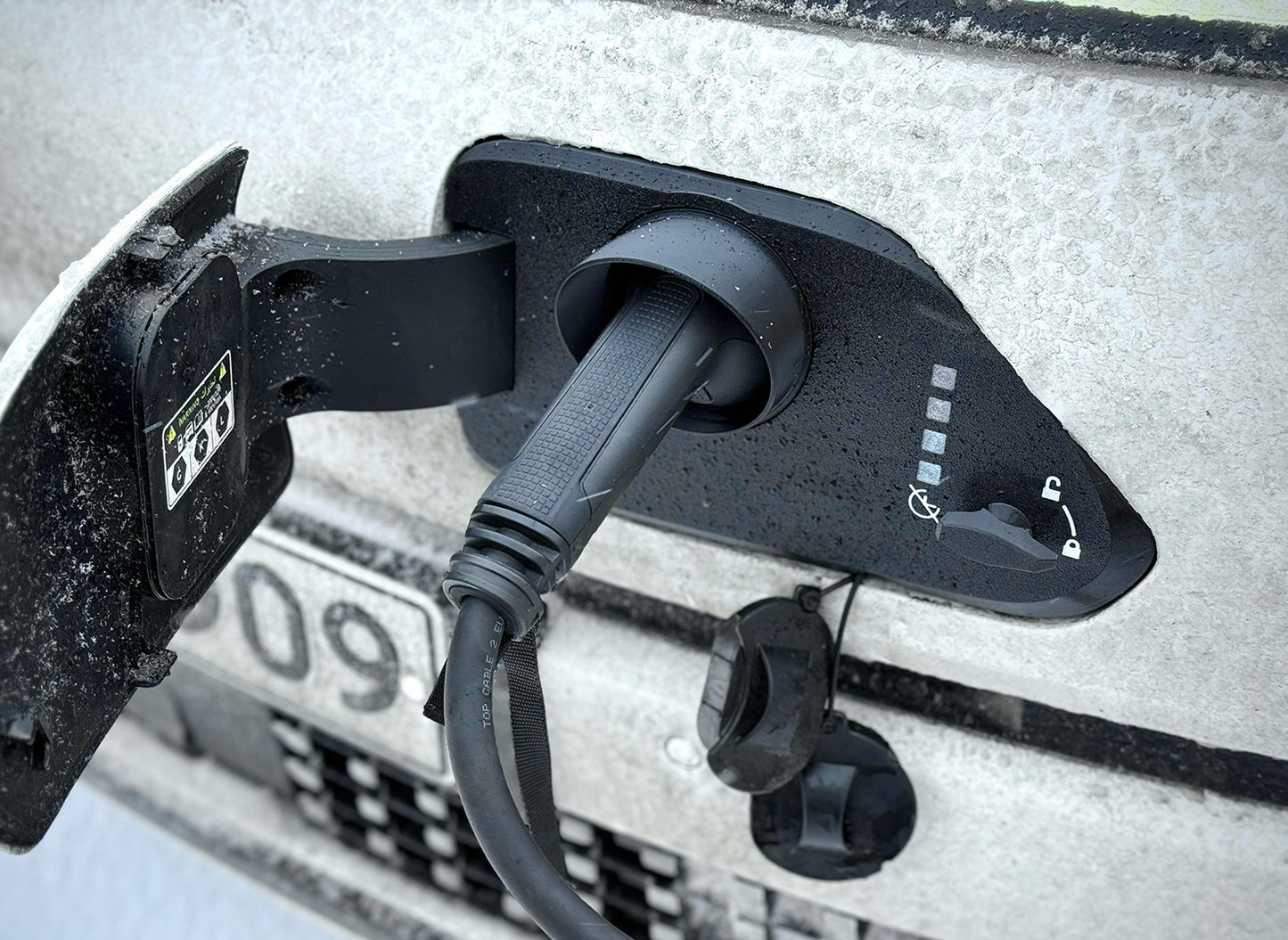 Charging cover for Hyundai Kona 2024
