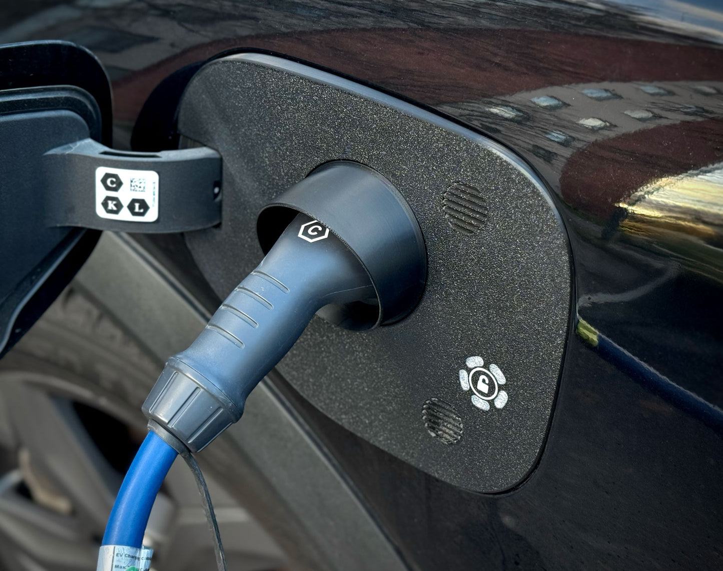 Laddlucka till Ford Mustang Mach-e